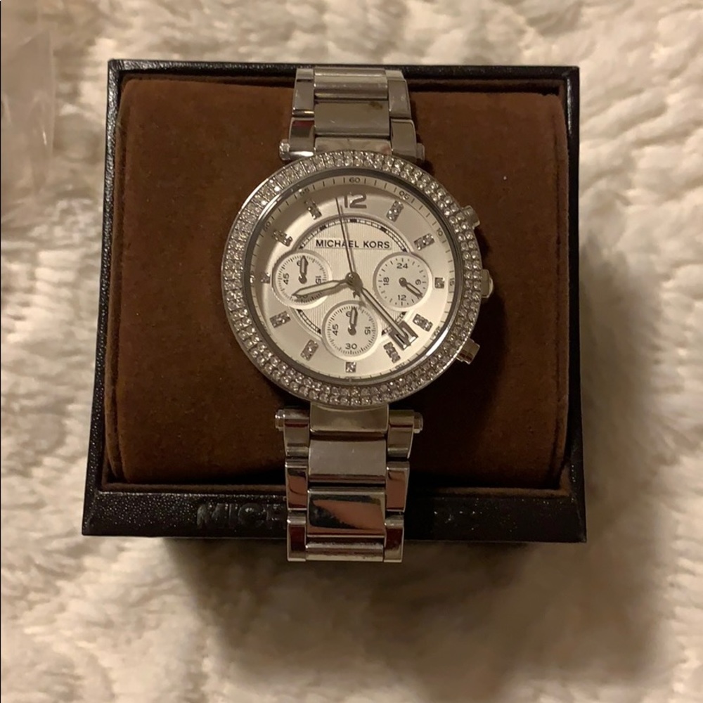 Silver Michael Kors watch